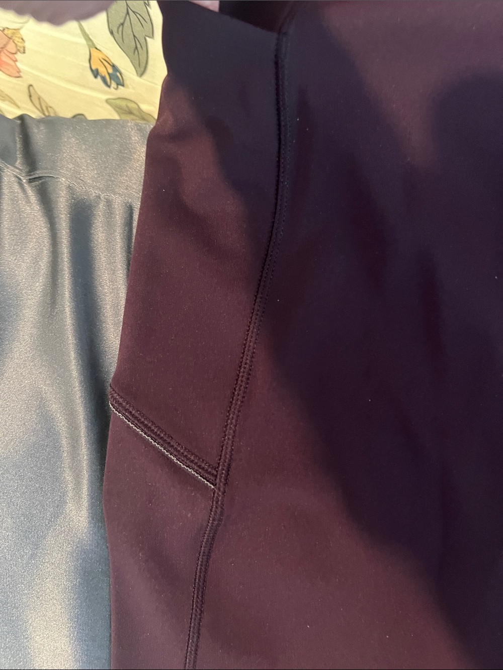 lululemon athletica Deep Burgundy Athletic Leggings with Side Pockets - Picture 7 of 14